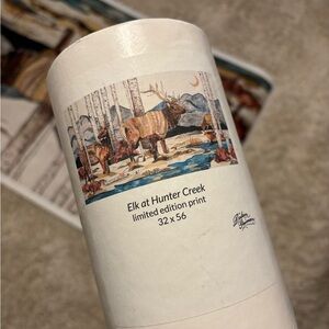 Elk at Hunter Creek - limited edition print by Dolan Geiman